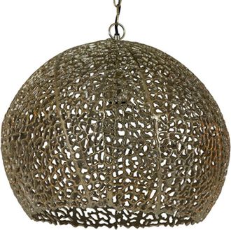 Light & Living L&aacute;mpara Colgante - Sinula - Dorado - Metal - &Oslash; - Light&living