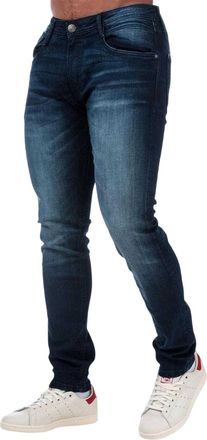 Duck and Cover Heren Maylead Slim Jeans (Donkerblauw)