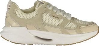 Twinset Beige Polyester Athletic Womens Sneakers