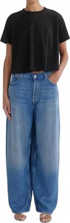 A Gold E Rounded Baggy Jeans In Expression