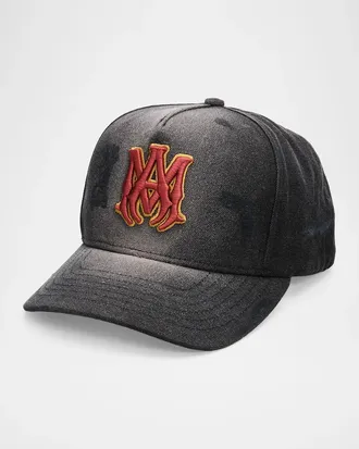 Amiri MA Distressed Baseball Cap