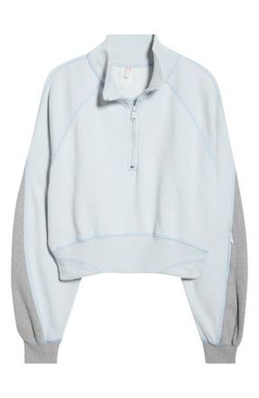 Free People FP Movement Out of the Park Half Zip Pullover in Arctic Snow at Nordstrom, Size X-Small