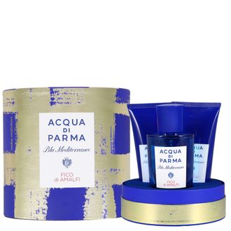 Acqua di Parma Unisex Blu Mediterraneo Fico di Amalfi Eau de Toilette 100ml Gift Set with Hand and Body Wash and Lotion - Pink - One Size