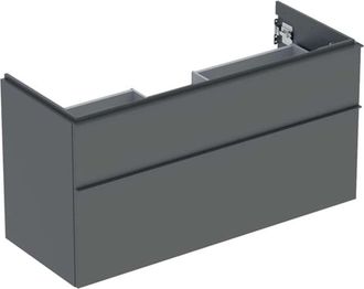 Keramag Keramag - Geberit Icon Mueble Bajo Lavabo, 2 Cajones, 118,4x61,5x47,6 Cm