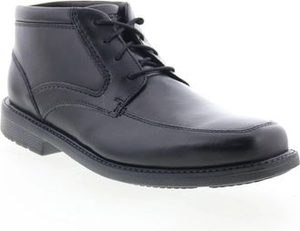 Rockport Mens Leader 2 Leather Chukka Boots In Black