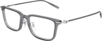Montblanc Demo Square Mens Eyeglasses MB0489OA 004 54