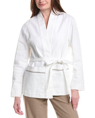 Fabiana Filippi Kimono Inspired Denim Jacket