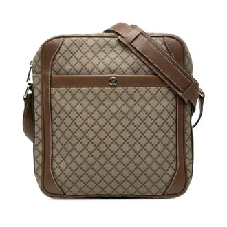 Gucci Pre-owned Gucci Diamante Coated Canvas Zip Crossbody Unisex T6PPZELV2CAFSISX