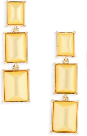 Tasha Crystal Stone Drop Earrings in Gold/Neutral at Nordstrom Rack