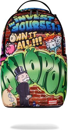 Sprayground Monopoly Graffiti Gold Rush DLXR Backpack Unisex Multi Outdoor SPR4
