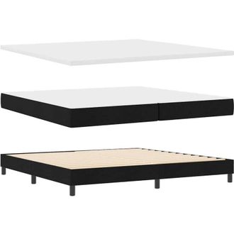 vidaXL Vidaxl - Cama Box Spring Con Colch&oacute;n Con Colch&oacute;n Negro 200 X 200 Cm