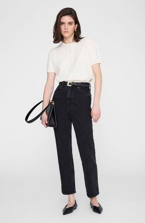 Anine Bing Gracie Cardigan in Cream at Nordstrom, Size X-Small