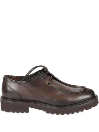 Doucal's leather Derby shoes - Brown