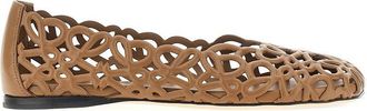 Loewe Petal Anagram leather ballet flats Woman 36