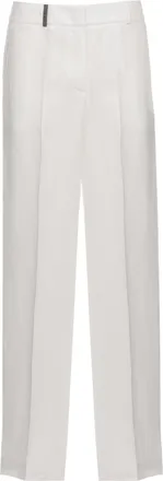 PESERICO White Bright Light Point Pants