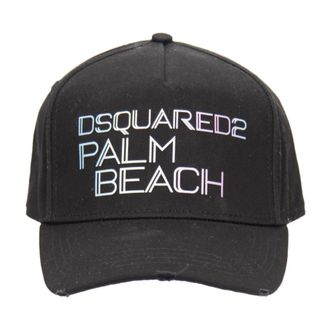 Dsquared2 Caps - unisex - Petten - Zwart - ONE Size - Katoen - Accessoires