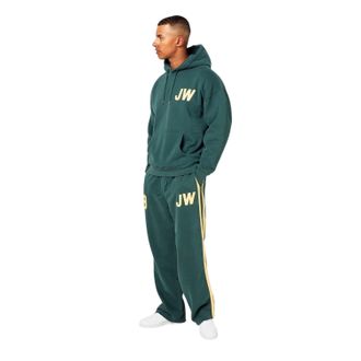 Jack Wills Heren Trekkoord Hoodie Regular (Evergreen)