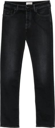 Jacob Cohen Bard Slim-fit Jeans - Heren - Slim Fit Jeans - Zwart - W38 - Katoen - Jeans