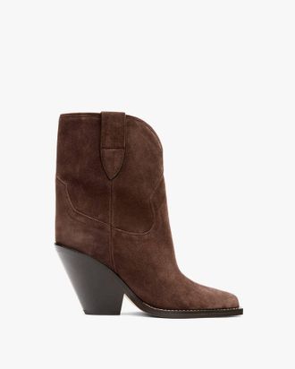 Isabel Marant Womens Leyane Boots In Chocolate