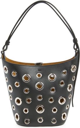 Proenza Schouler Striped Mini Bucket Bag in Black at Nordstrom