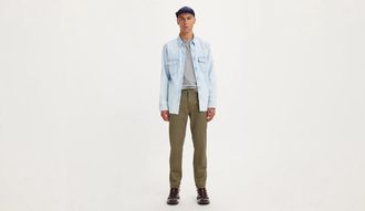 Levi's Mens Levis XX Pants Olive Night Stretch Tapered Leg Classic Chino JDM2693