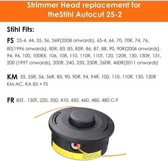 OEM [mai Usato]testina Di Taglio Per Stihl Auto Cut 25-2, Adatta Ai Decespugliatori Stihl Delle Serie Fs E Km