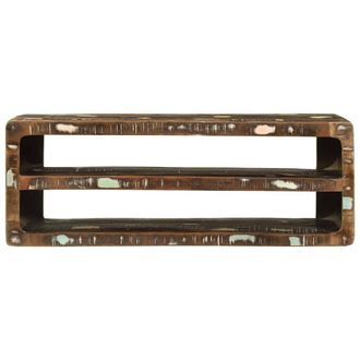 Berkfield Home TV Cabinet 100x32x36 cm Solid Wood Reclaimed in Brown | Size: 100 x 32 x 36 cm