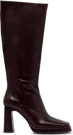 Jeffrey Campbell Stivali Maximal-3 con punta quadrata - Marrone