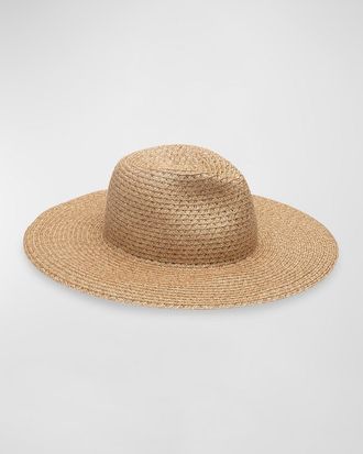 Eugenia Kim Emmanuelle Packable Open-Weave Fedora Hat