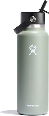 Hydro Flask 40-Ounce Wide Mouth Flex Straw Cap Bottle in Agave at Nordstrom, Size 40 Oz