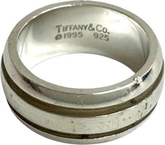 Tiffany & Co. Silver Silver 925 Band Ring (Pre-Owned)