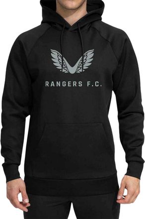 Castore Rangers FC-trui met capuchon voor heren (Zwart)