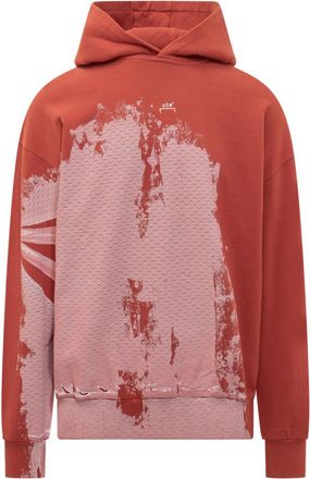 A-Cold-Wall* Red Printed Hood Sweatshirt