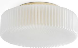 La Redoute Interieurs Plafondlamp of wandlamp, opaline geribbeld glas, PH&Eacute;RAD&Eacute;