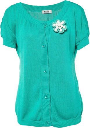 Moschino Katoenen vest - Groen