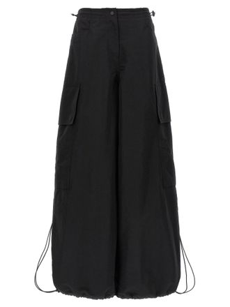 Palm Angels Black Polyamide Casual Womens Pants