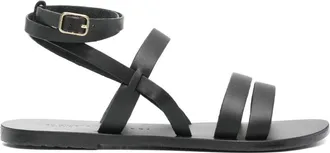 Manebì x Alex Rivière Mika leather sandals - women - Leather - 37 - Black