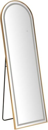 Mauro Ferretti Espejo De Pie Led Simple Arco Cm 50x3-38x160 (luz Con 3 Temperaturas De Color)