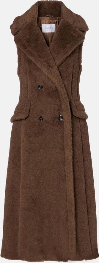 Cappotto Teddy in alpaca, lana e seta