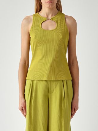 Twinset Top in cotone a costine