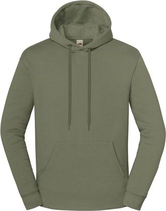 Fruit Of The Loom Fruit of the Loom Heren Iconic Premium Hoodie (Klassieke Olijf)