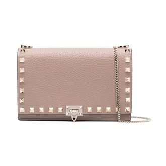 Valentino Garavani Mini Rockstud Crossbody Bag - female - Valentino Garavani - Cross Body Bags - Pink - ONE SIZE - Bags