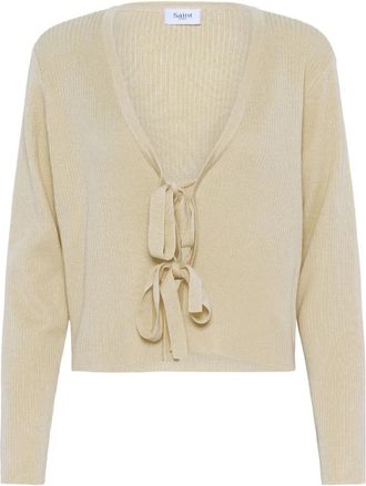 Saint Tropez Dagny SZ Cardigan - Dames - Vesten - Beige - XS - Truien & Vesten