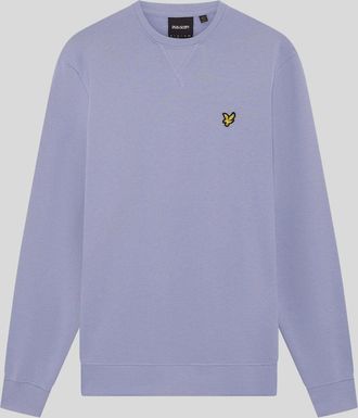 Lyle & Scott Lyle And Scott Mens Cotton Crew Neck Sweatshirt - Purple - Size: 38