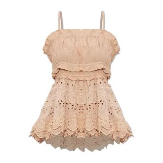 AllSaints Tops, Dames, Roze, S, Katoen, Camille Top