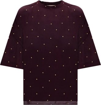 Twinset Overhemden, Dames, Paars, XS, Elegante Viscose Blouse