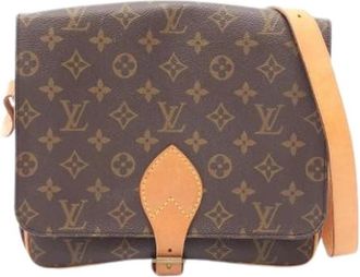 Louis Vuitton Pre-owned Monogram Shoulder Bag - Dames - Vintage Schoudertas - Bruin - ONE Size - Vintage