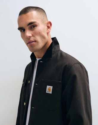 Carhartt Work in Progress cappotto Michigan in marrone scuro