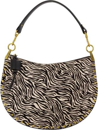 Isabel Marant Tassen, Dames, Zwart, ONE Size, Oskan Soft Zip Bag