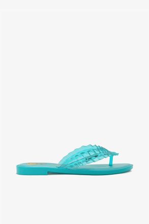 Ganni Melissa Flip Flop in Blue - Size 11/12 Scuba